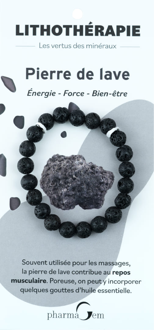 Bracelet Pierre de lave